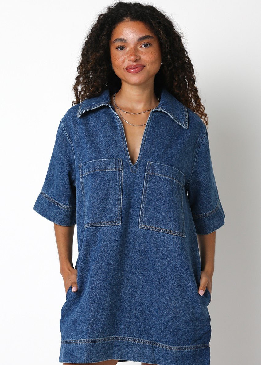 Yana Denim Dress